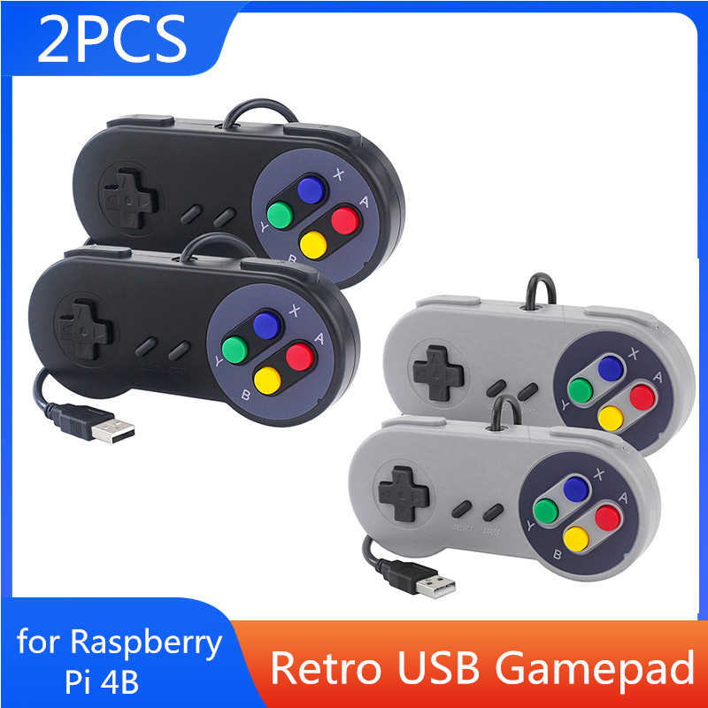Retro Gaming Raspberry Pi - 2 قطعة USB غمبد ريترو الألعاب