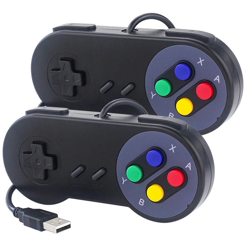 Retro Gaming Raspberry Pi - وحدة تحكم ألعاب USB سلكية للكمبيوتر،