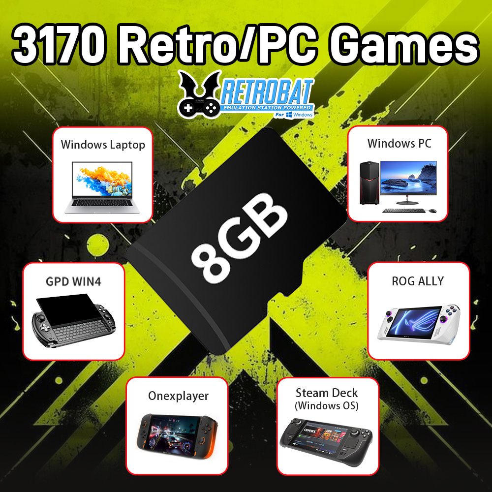 Retro Gaming Best Console - بطاقة ألعاب TF سعة 8 جيجابايت