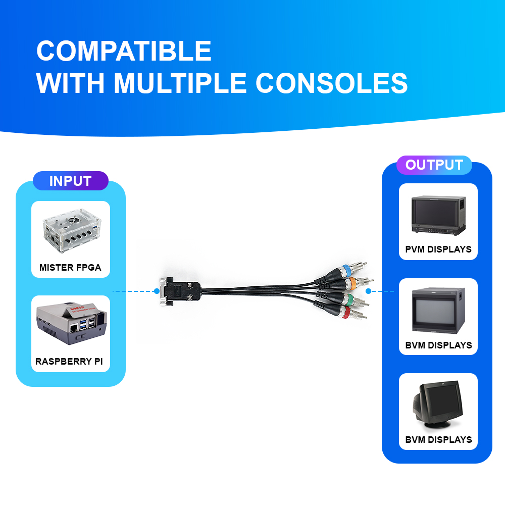 محول VGA إلى RGBS/YPbPr لأجهزة - مراجعة Retro Gaming Raspberry Pi وسعره