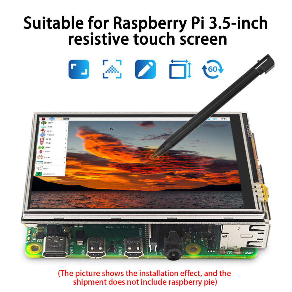 شاشة لمس TFT مقاس 3.5 بوصة لجه - مراجعة Retro Gaming Raspberry Pi وسعره