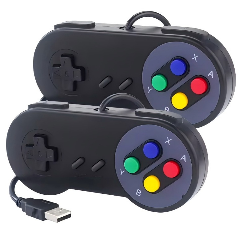 وحدتان من أجهزة التحكم بالألعا - مراجعة Retro Gaming Raspberry Pi وسعره