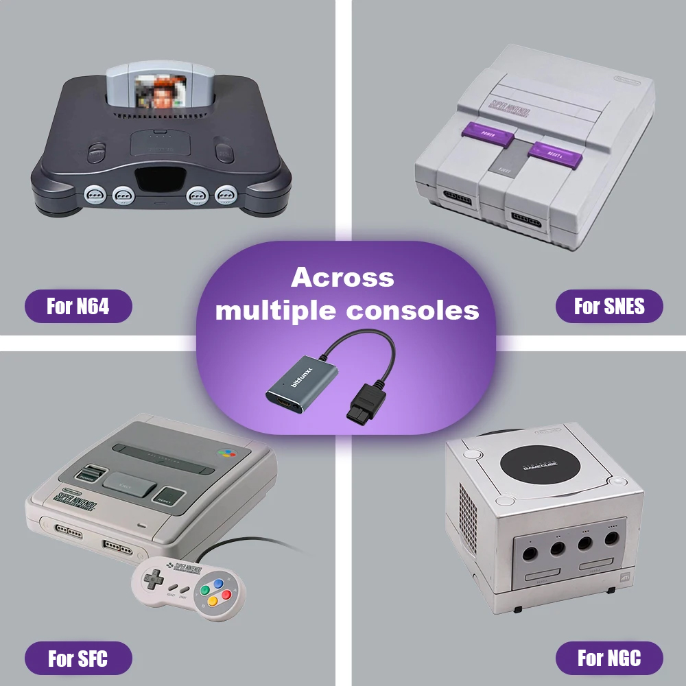 محول فيديو Bitfunx 720P Svideo - مراجعة Retro Gaming Arcade Console وسعره