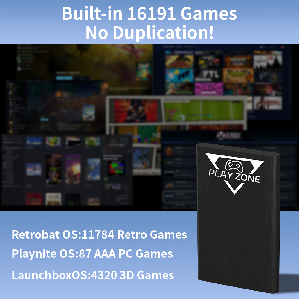 قرص صلب محمول للألعاب بسعة 1 ت - مراجعة Retro Gaming Play Zone وسعره