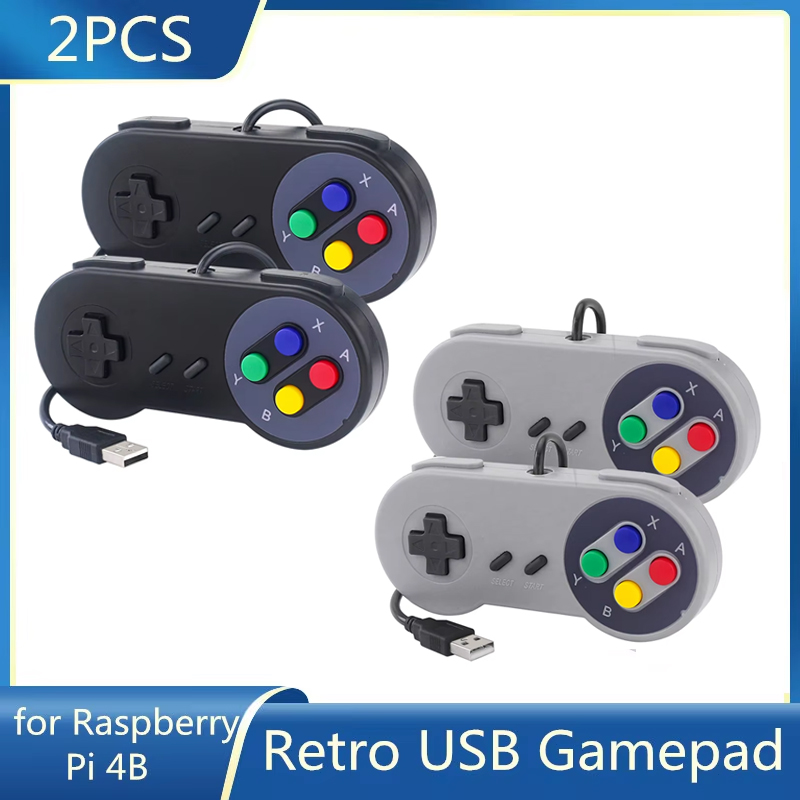 2 قطعة من أجهزة التحكم بالألعا - مراجعة Retro Gaming Raspberry Pi وسعره