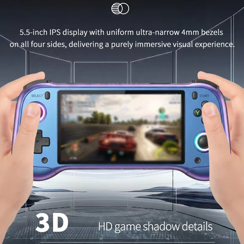 أجهزة ألعاب محمولة H55pro مفتو - مراجعة Retro Gaming Play Zone وسعره