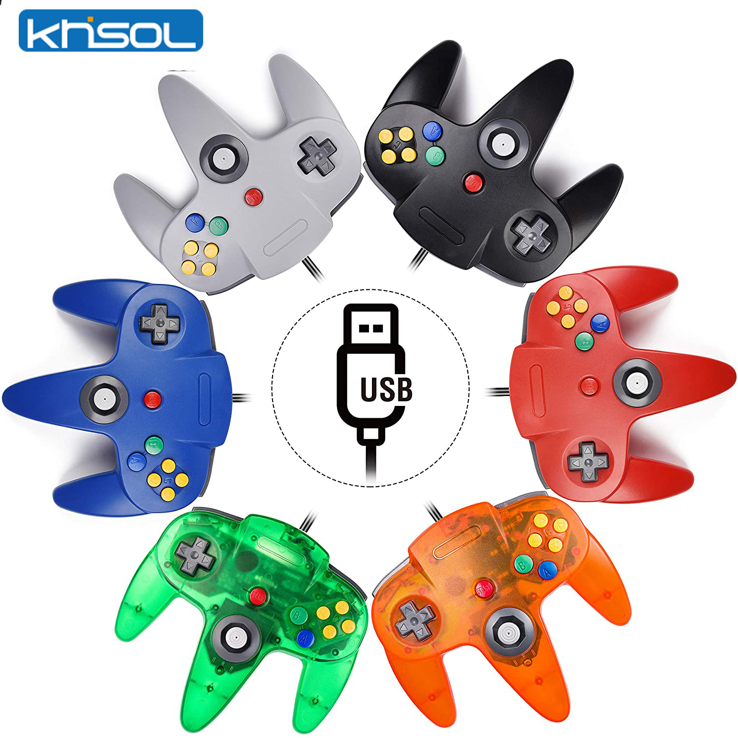 N64 تحكم كلاسيكي USB سلكي عن ب - مراجعة Retro Gaming Best Console وسعره