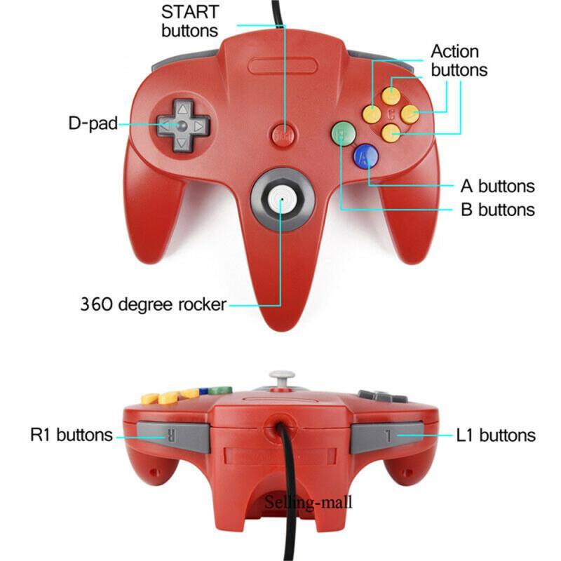 N64 تحكم كلاسيكي USB سلكي عن ب - مراجعة Retro Gaming Best Console وسعره