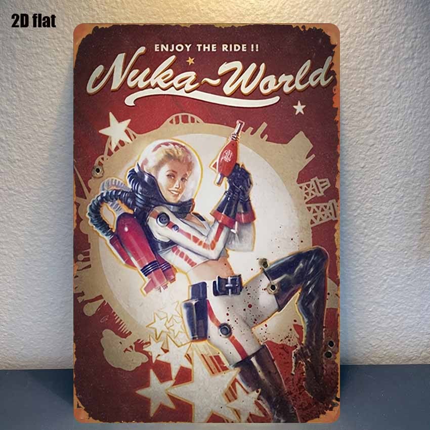 لوحة حائط معدنية مسطحة ثنائية  - مراجعة World Of Retro Gaming وسعره