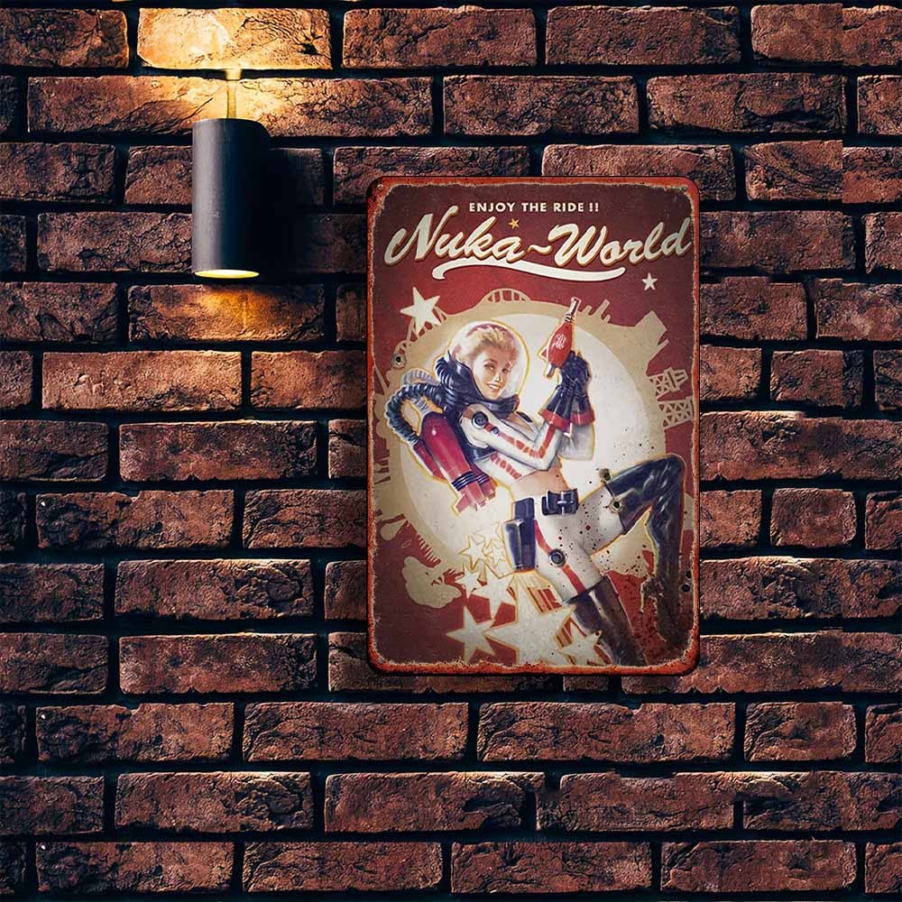 لوحة حائط معدنية مسطحة ثنائية  - مراجعة World Of Retro Gaming وسعره